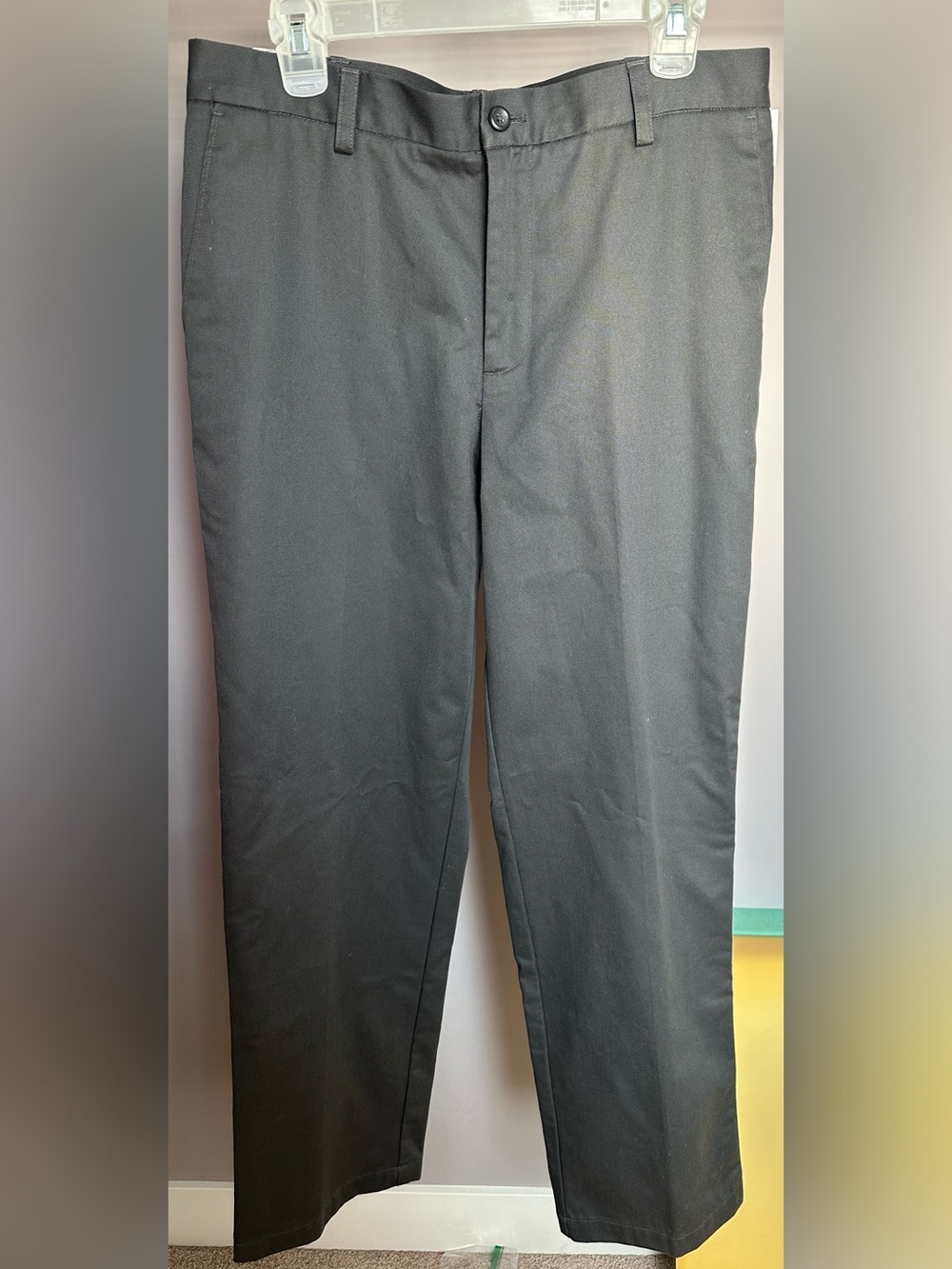 IZOD size 34x34, -GRAY Men's Dress Pants – Classic Straight Fit